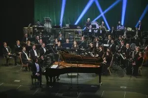 Orchestra Riga and Pianist Andrejs Osokins Concert Christmas in Jazz and Samba Rhythm